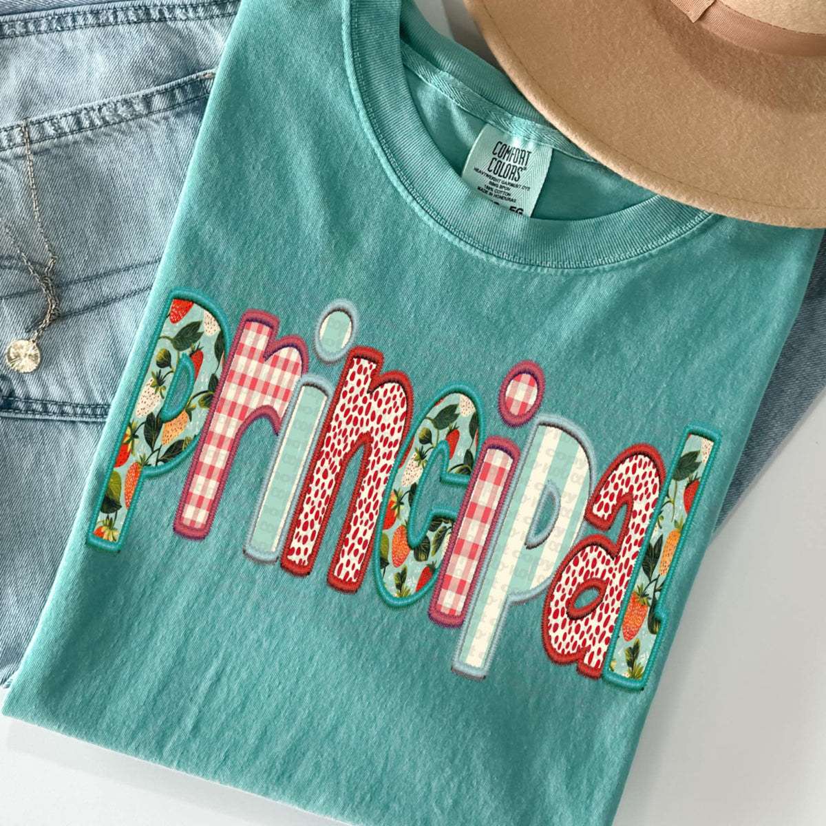 Principal strawberry patterns (TTD) 96181 DTF transfer
