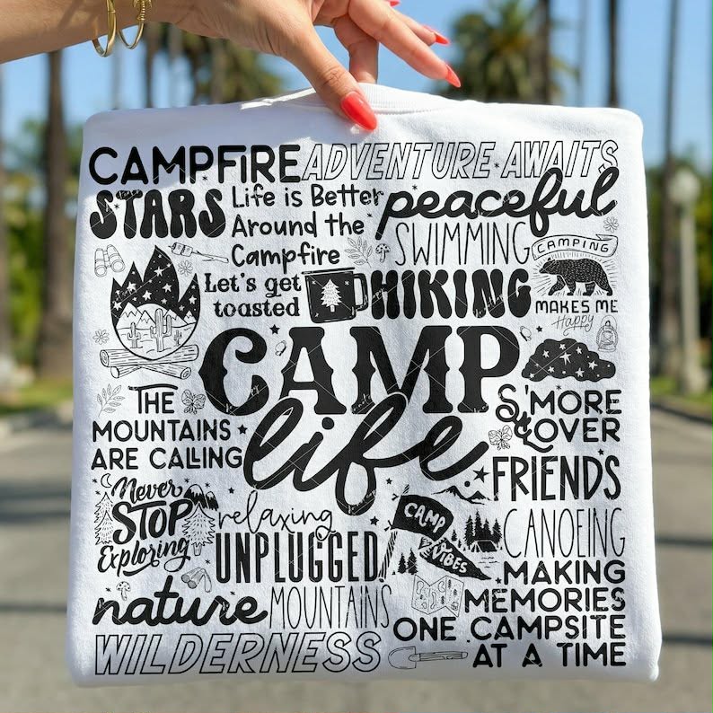 Camp life subway Sunday Special DTF transfer