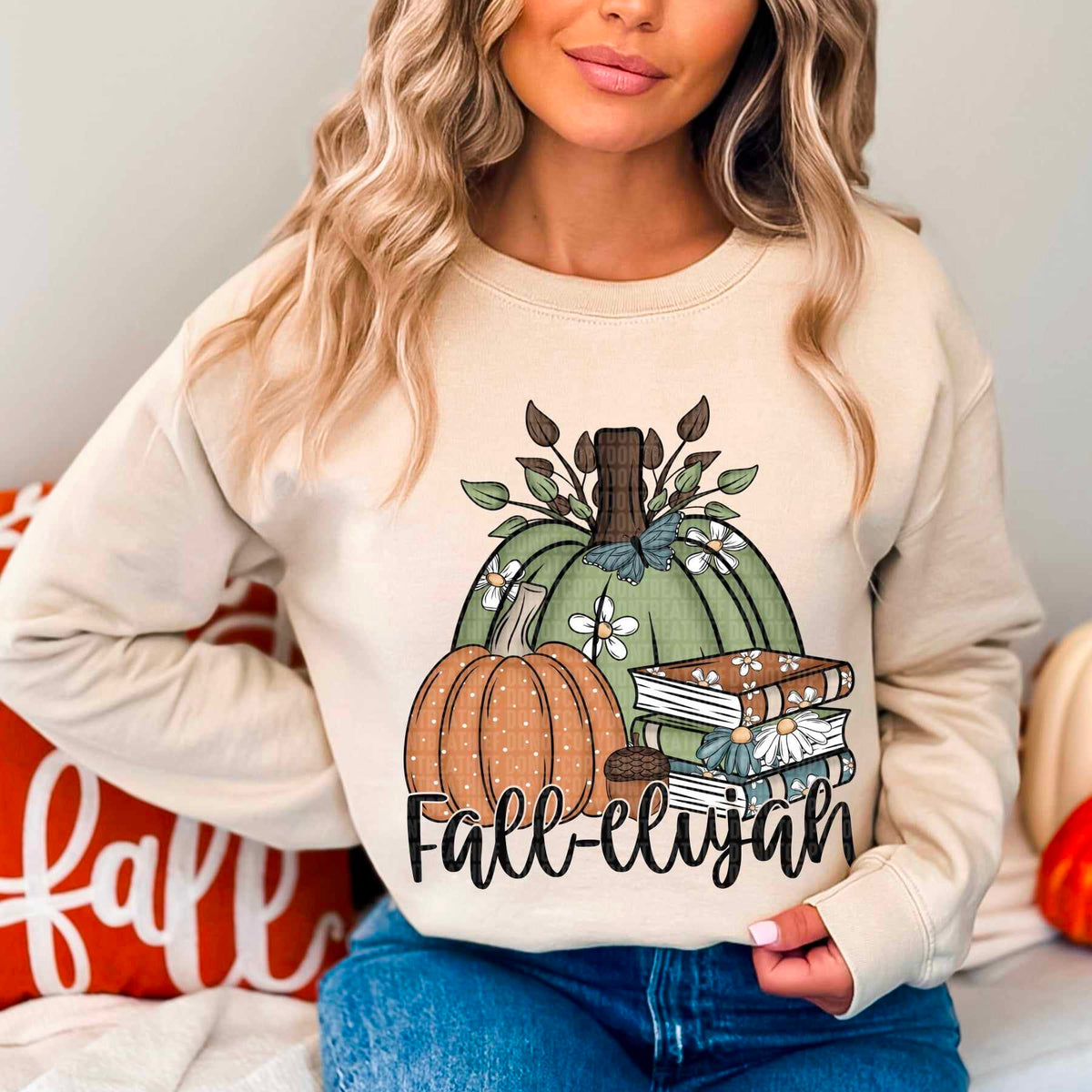 Fallujah pumpkins and books 53524 DTF transfer