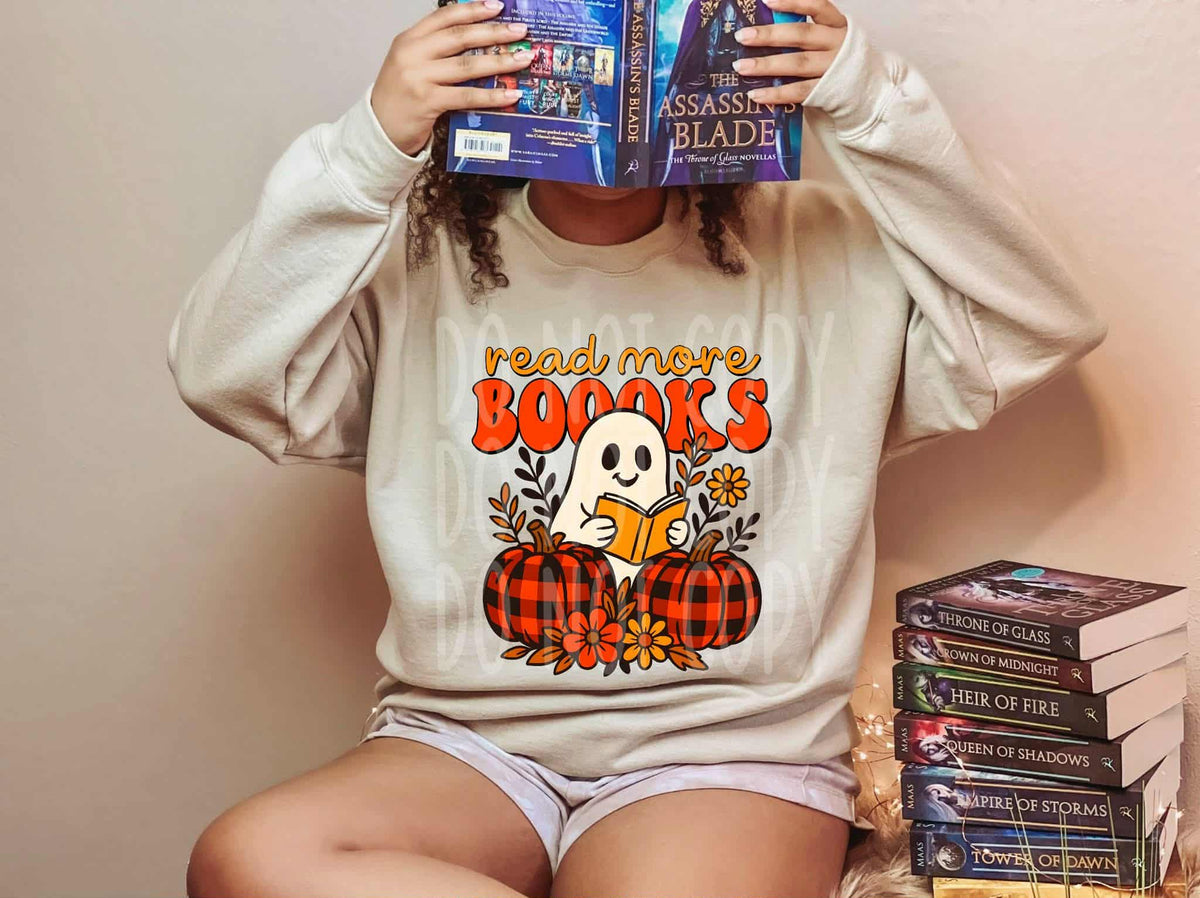 Read more books ghost (PH) DTF transfer