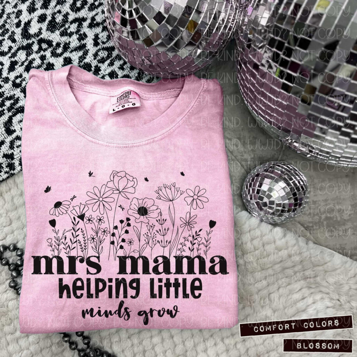Mrs mama helping little miracles grow (Vehement) 99112 DTF transfer