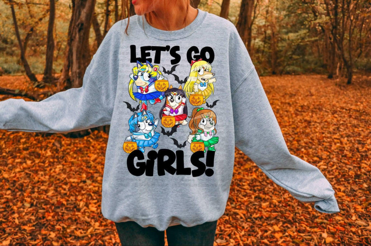 Let’s Go Girls Dogs (DDD) 111548 DTF transfer