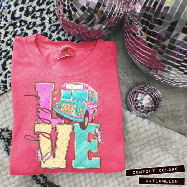 Fueled by love (SSD) 99386 DTF transfer