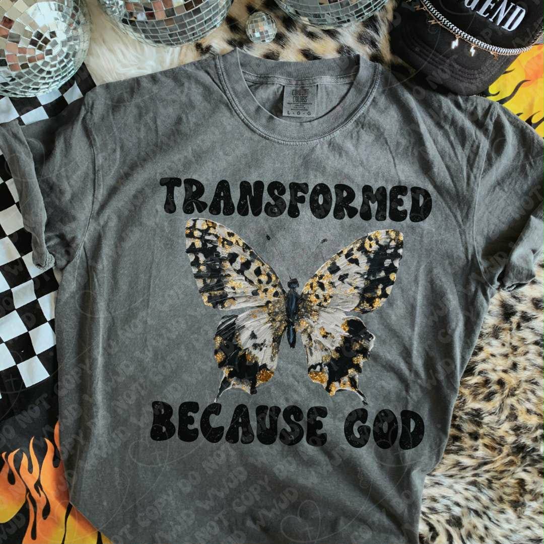 Transformed because god butterfly (SSD) DTF TRANSFER