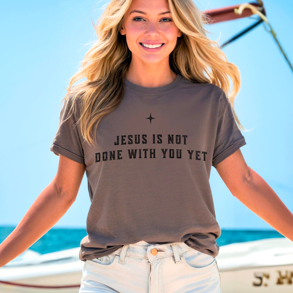 Jesus is not done with you get 95366 DTF transfer