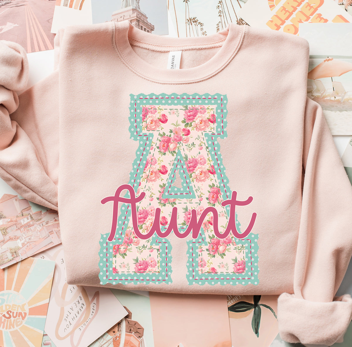 Aunt Sweet Vintage Name (S&G) DTF Transfer