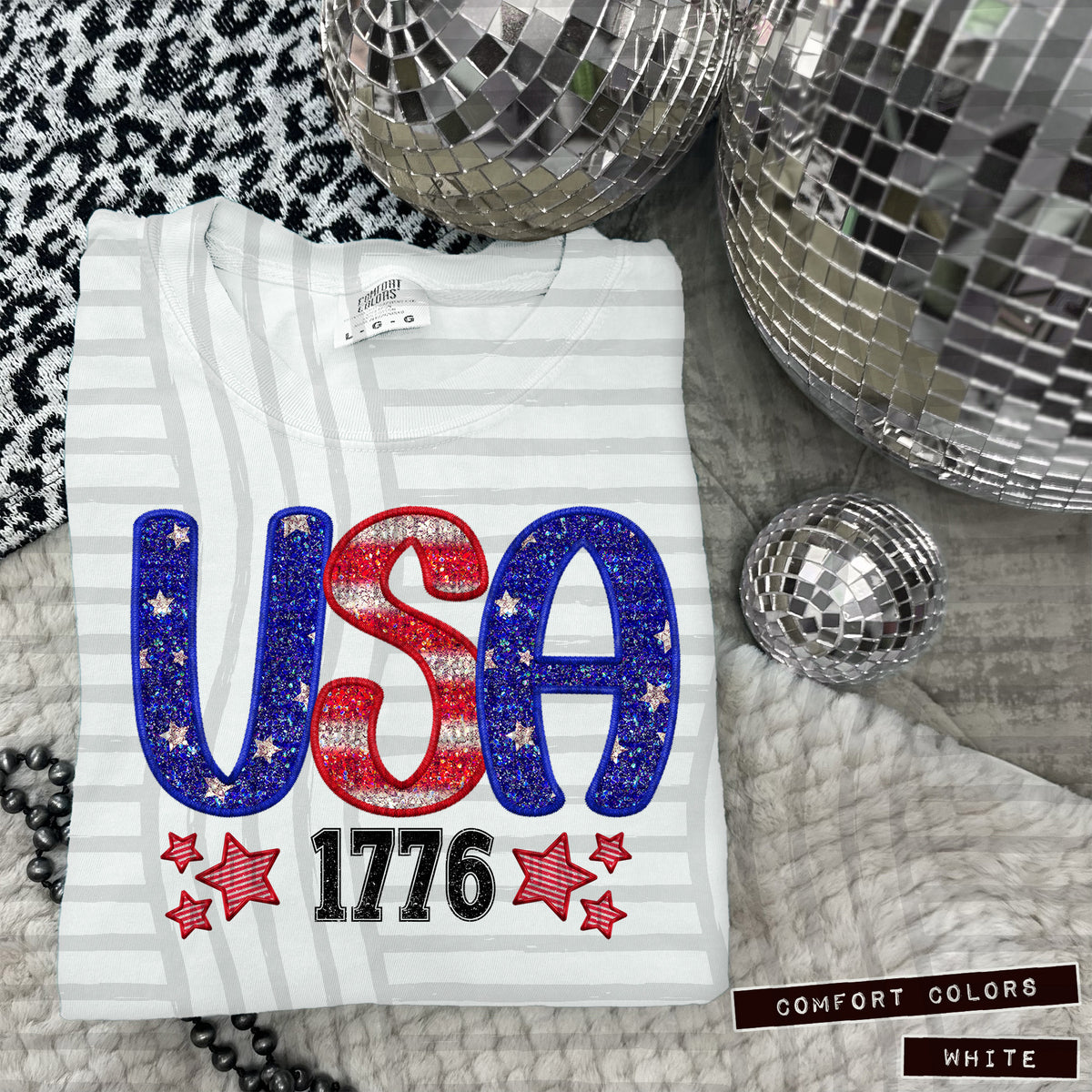 USA Sparkles 1776 (Caplinger) 102775 DTF transfer