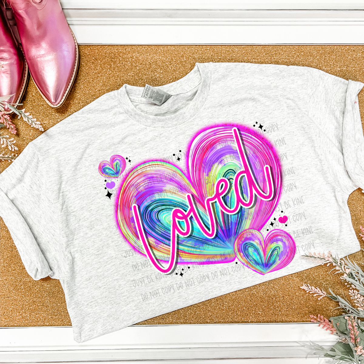 Loved Paintstrokes (SSD) 78536 DTF Transfer