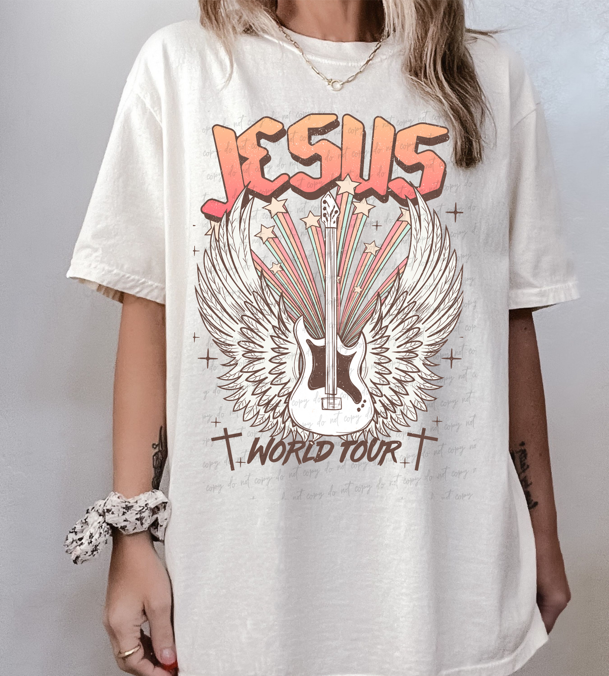 Jesus world tour 28863 DTF Transfer