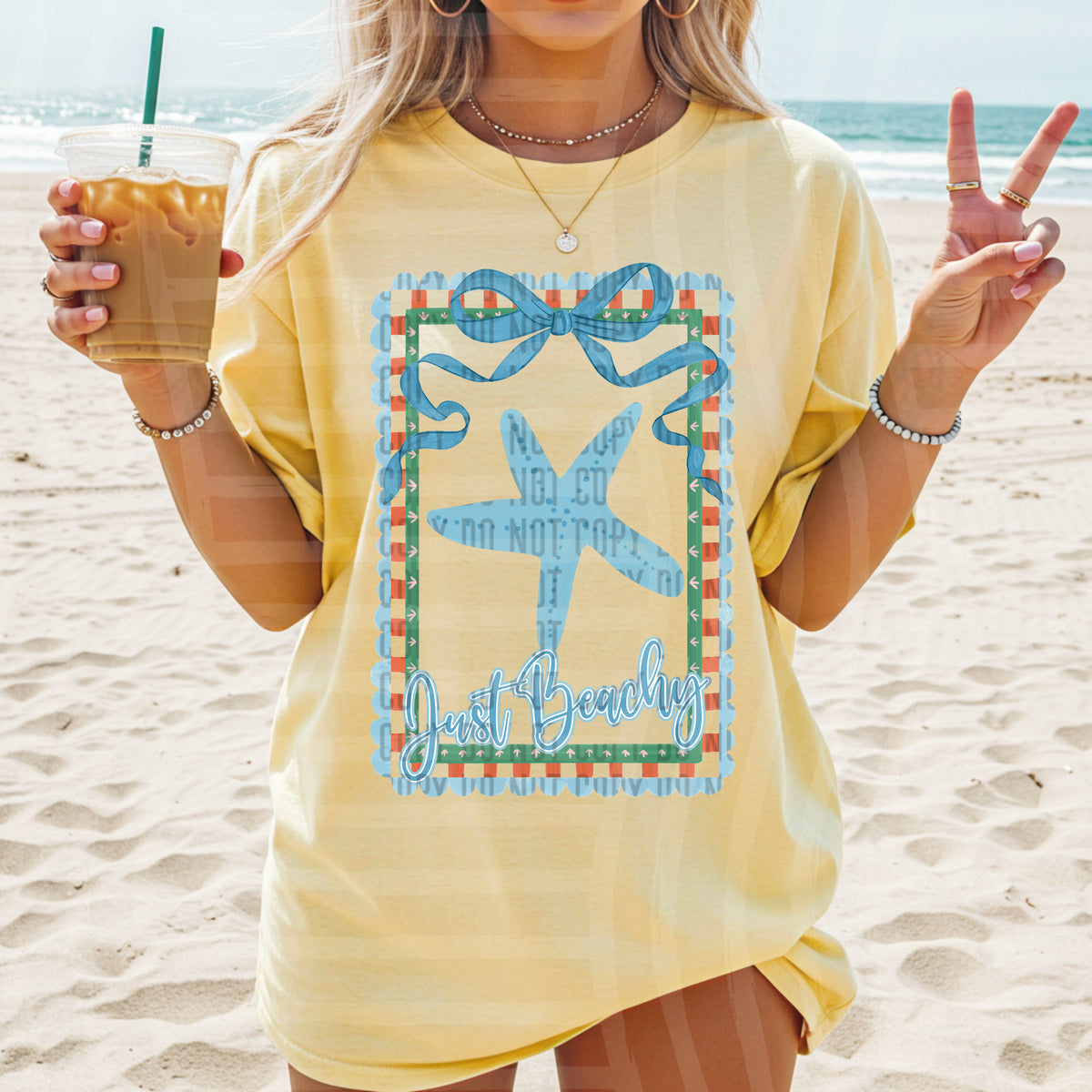 Just beachy starfish (Caplinger) DTF Transfer