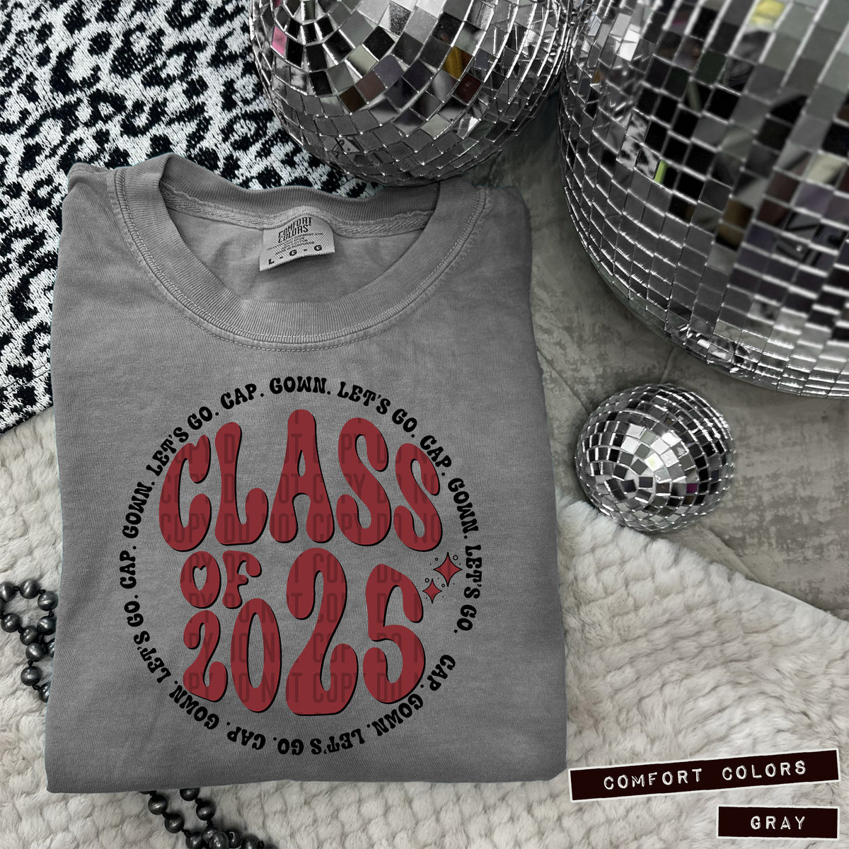 Class of 2025 Crimson (Caplinger) DTF transfer