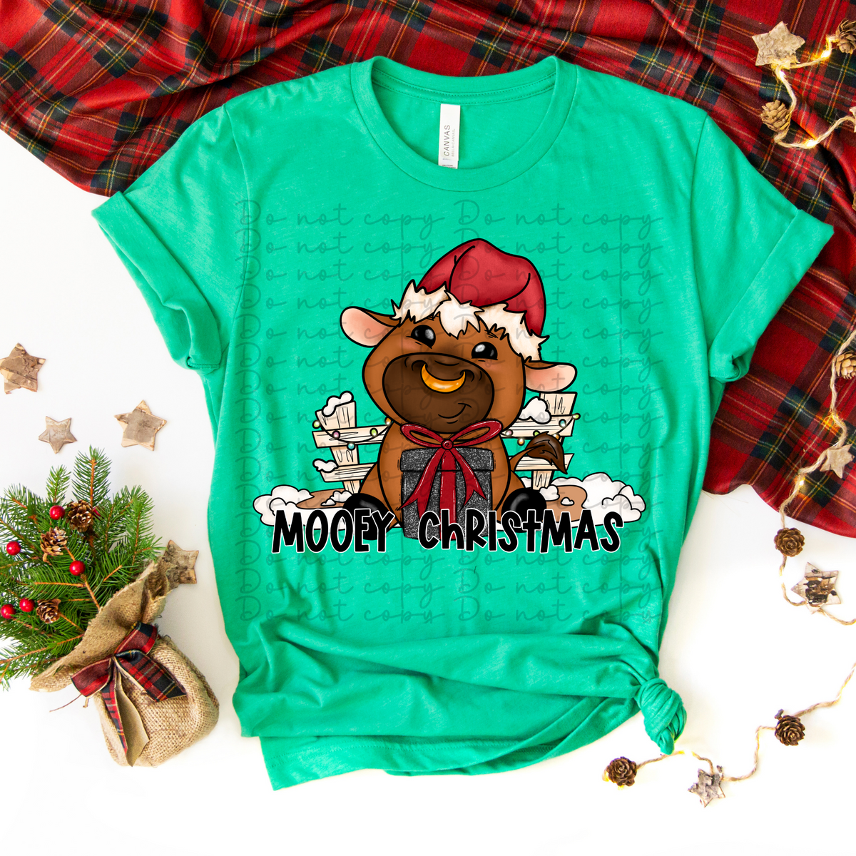 Mooey Christmas 4009 DTF TRANSFER