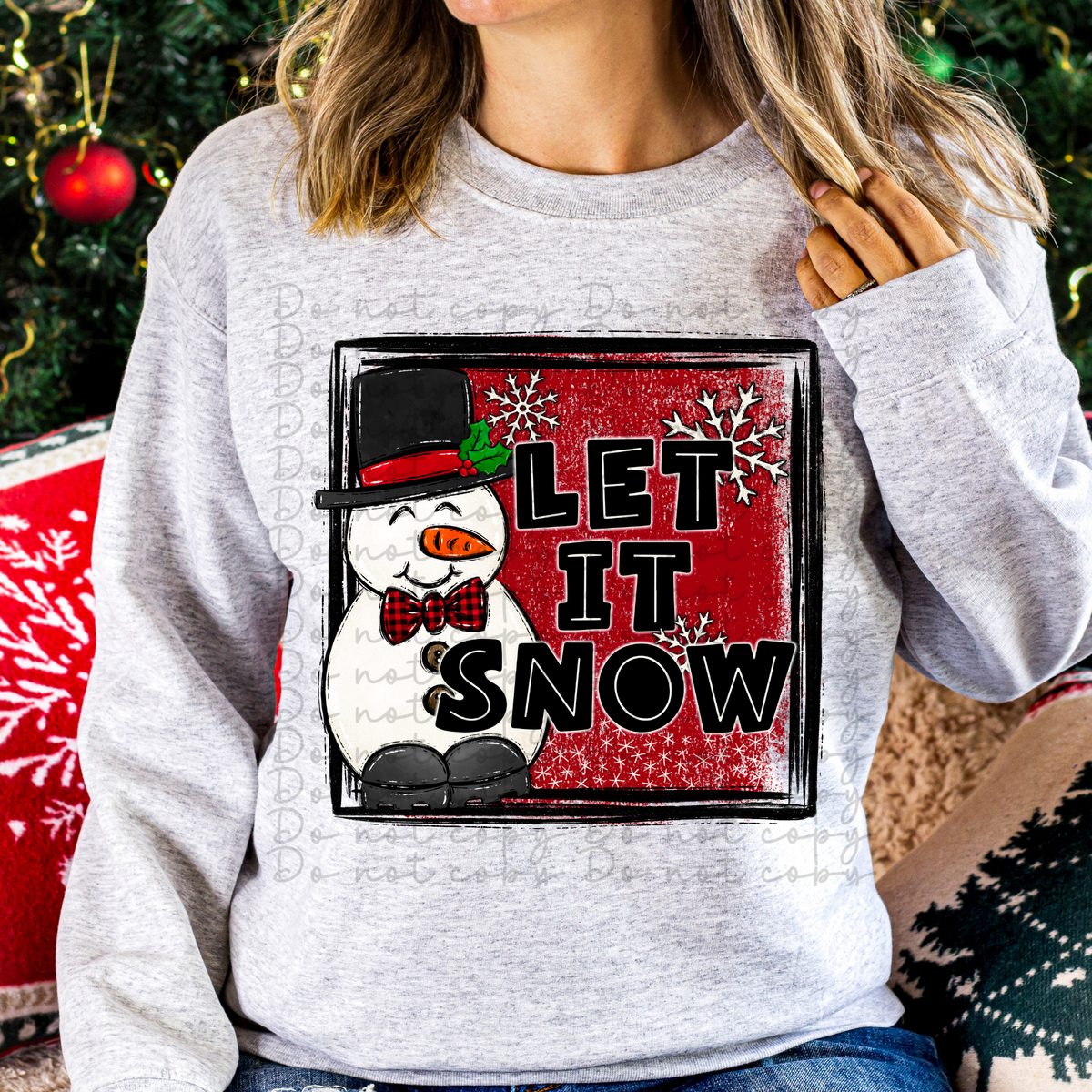Let it snow 4015 DTF TRANSFER
