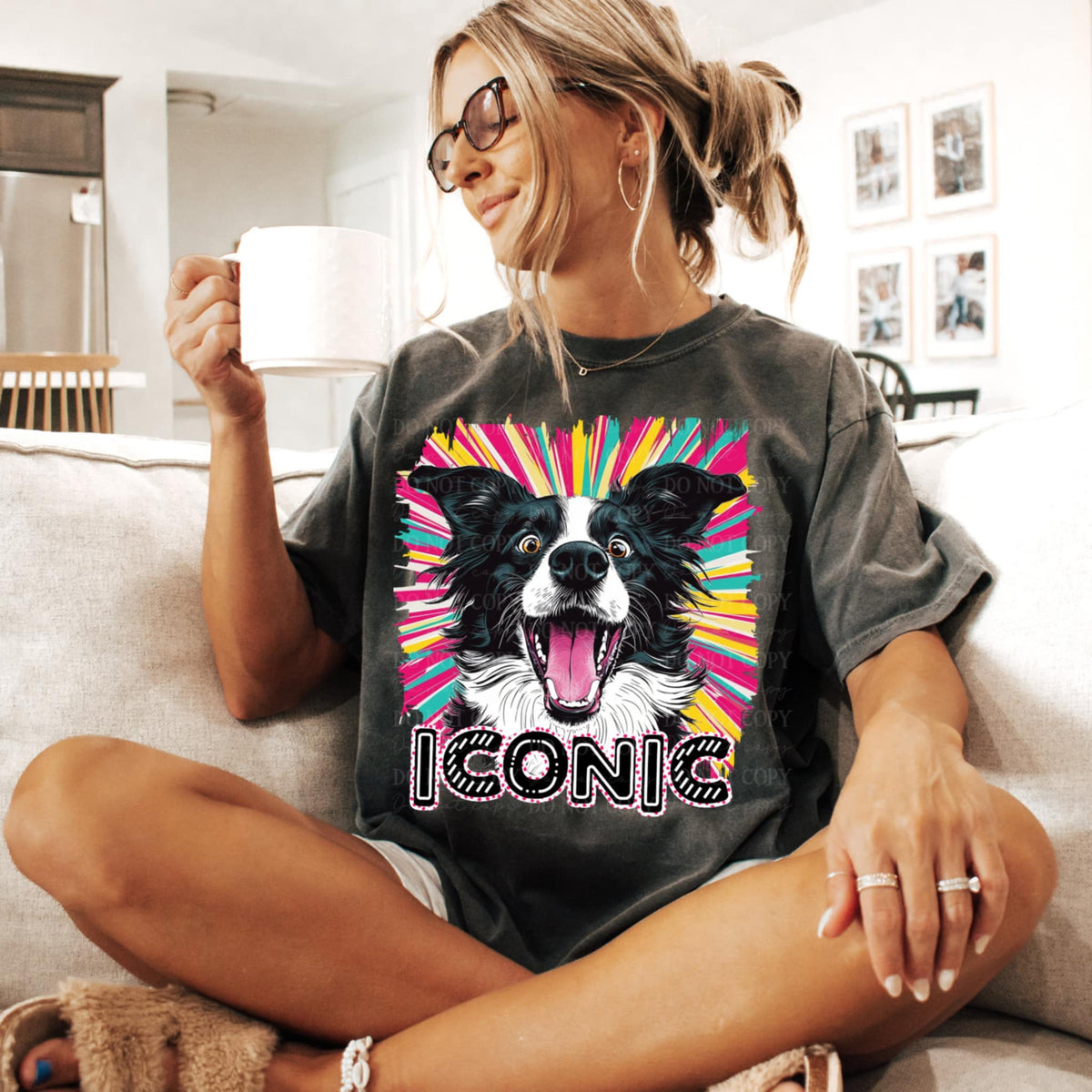 Iconic Australian shepherd (TTD) 95839 DTF transfer