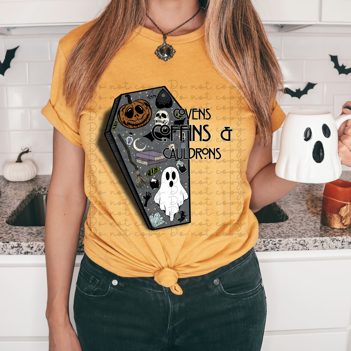 Covens coffins and cauldrons 4045 DTF TRANSFER