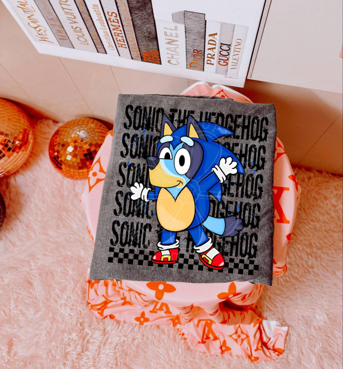 Blue Hedgehog (DDD) 111553 DTF transfer
