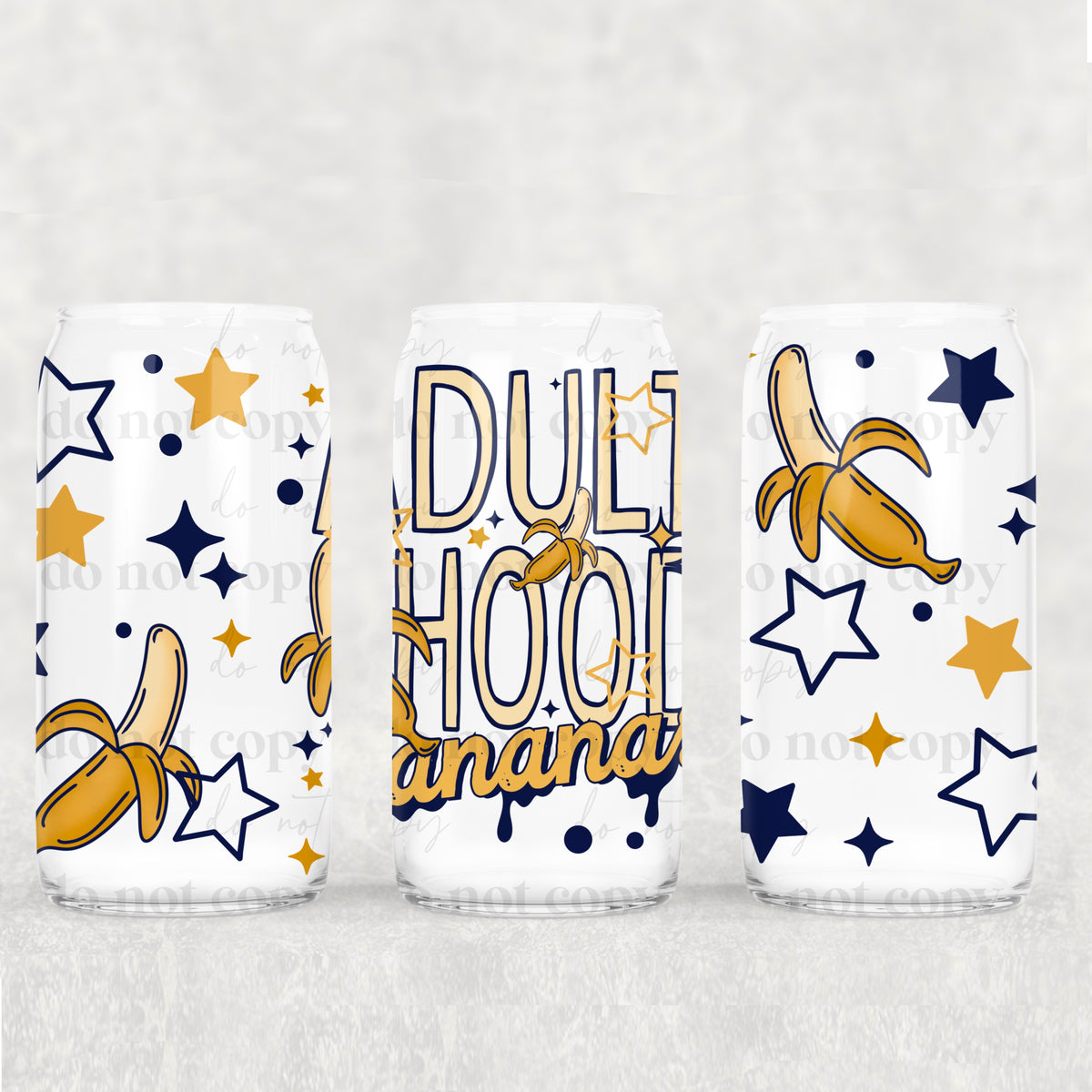 Adulthood is bananas (CSC) UV DTF WRAP