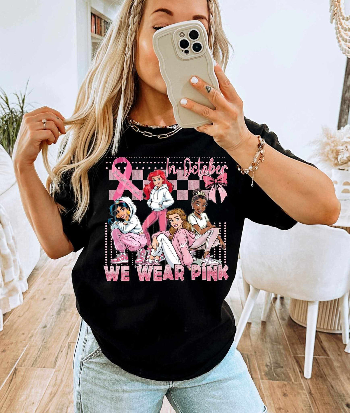 In October we wear pink (LYTTLE) DTF transfer