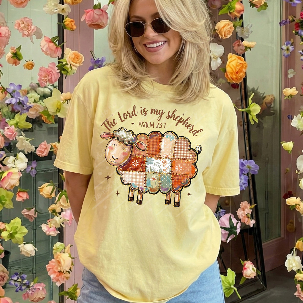 The lord is my shepherd lamb DTF Transfer