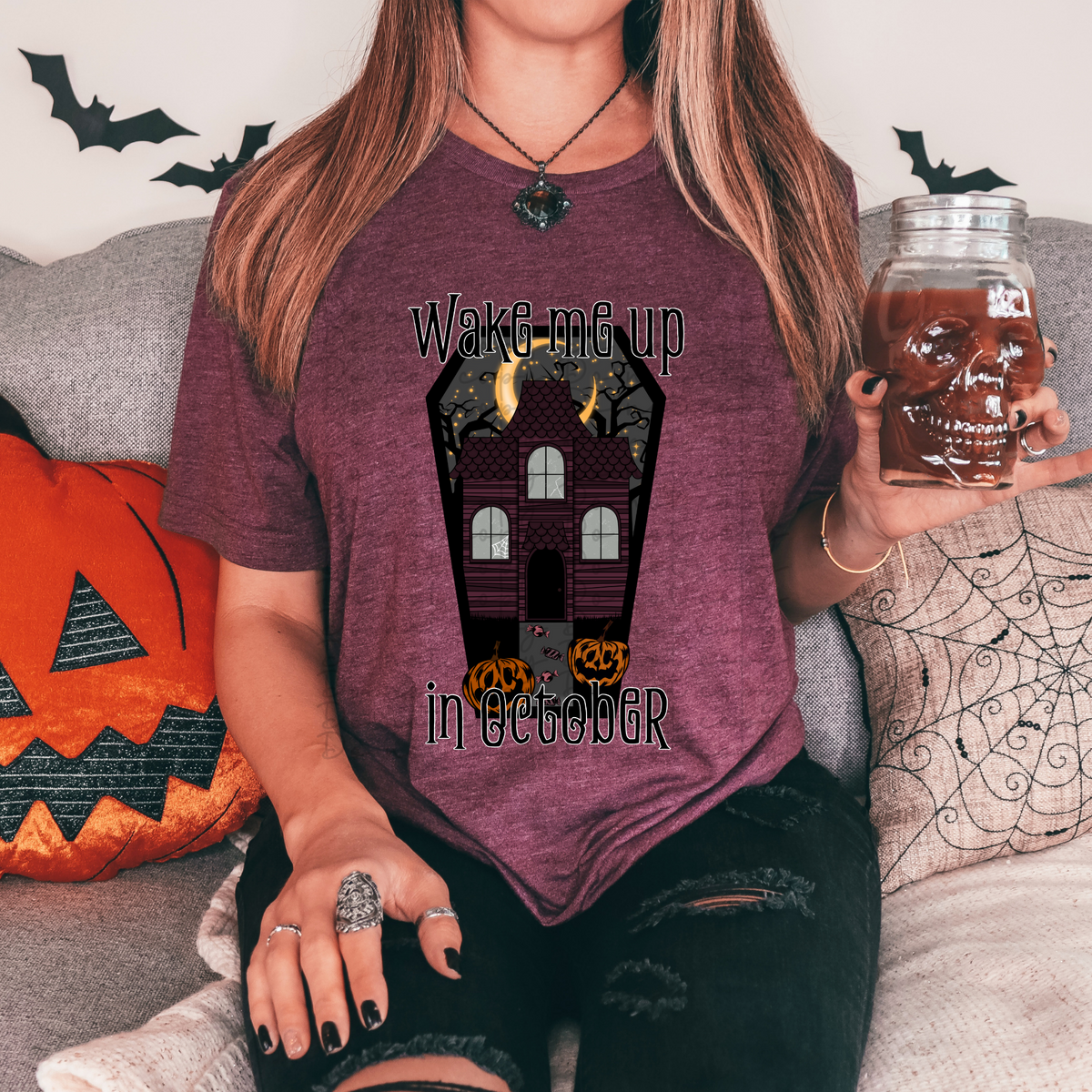 Wake me up in October 4080 DTF TRANSFER