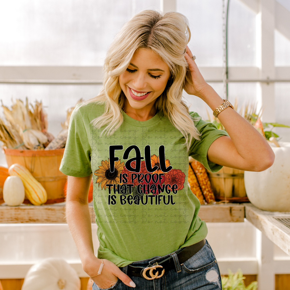 Fall is proof change is beautiful 4084 DTF TRANSFER