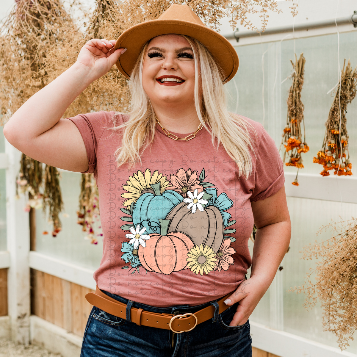 Pumpkin scene 4092 DTF TRANSFER