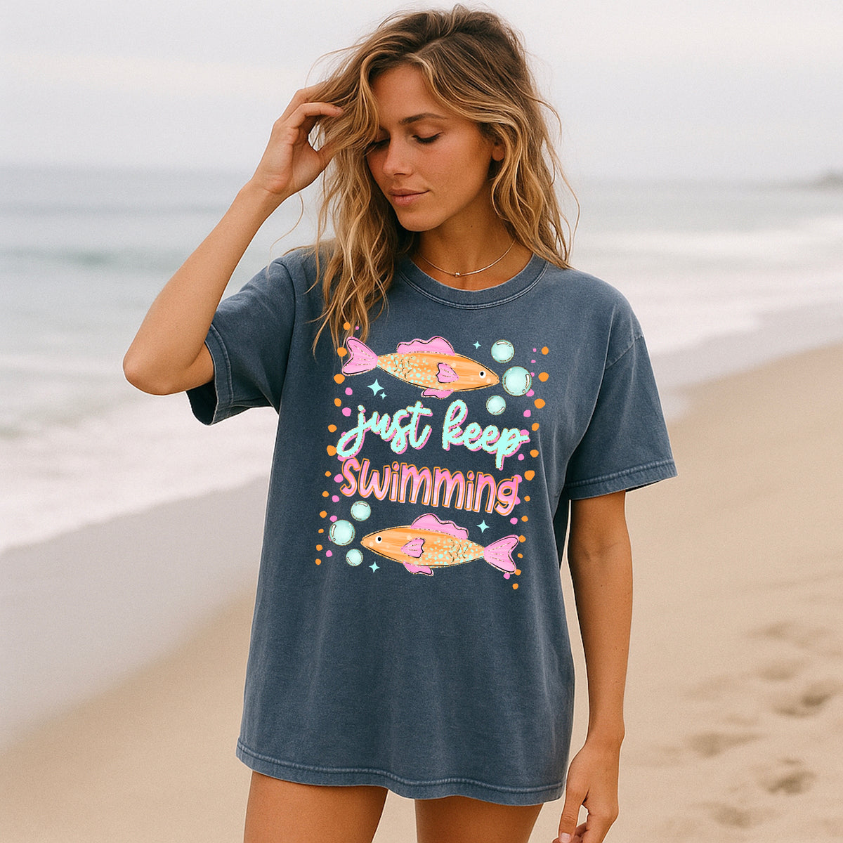 Keep swimming fish (CSC) DTF Transfer