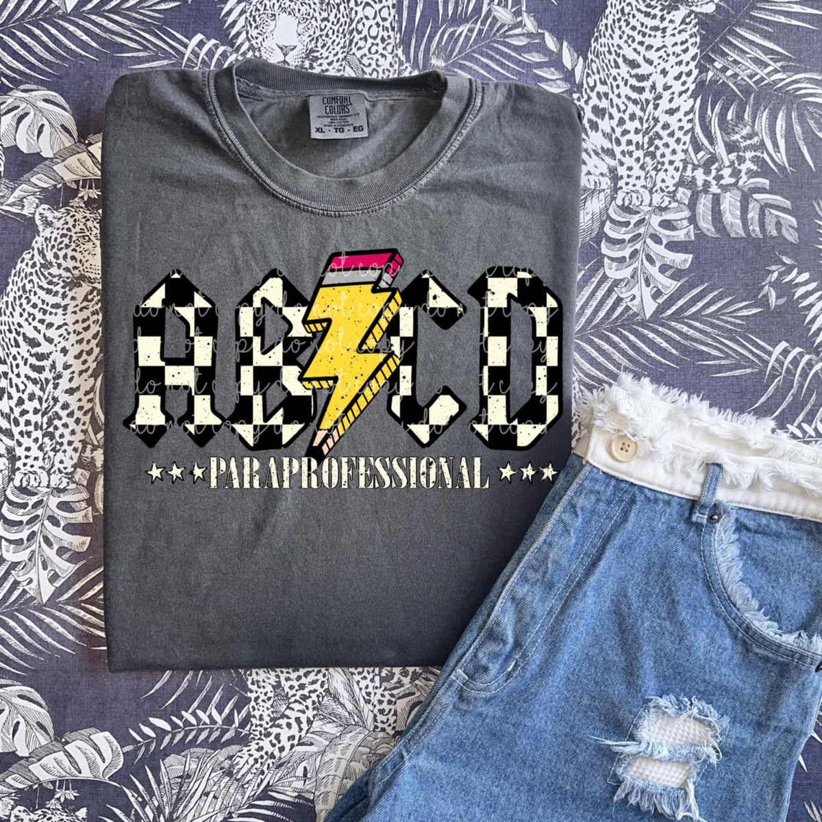 Paraprofessional ABCD checker MMD DTF transfer