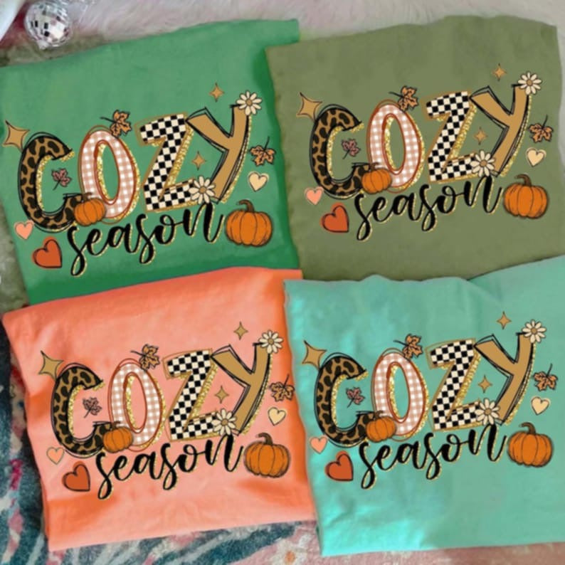 Cozy Season DTF transfer