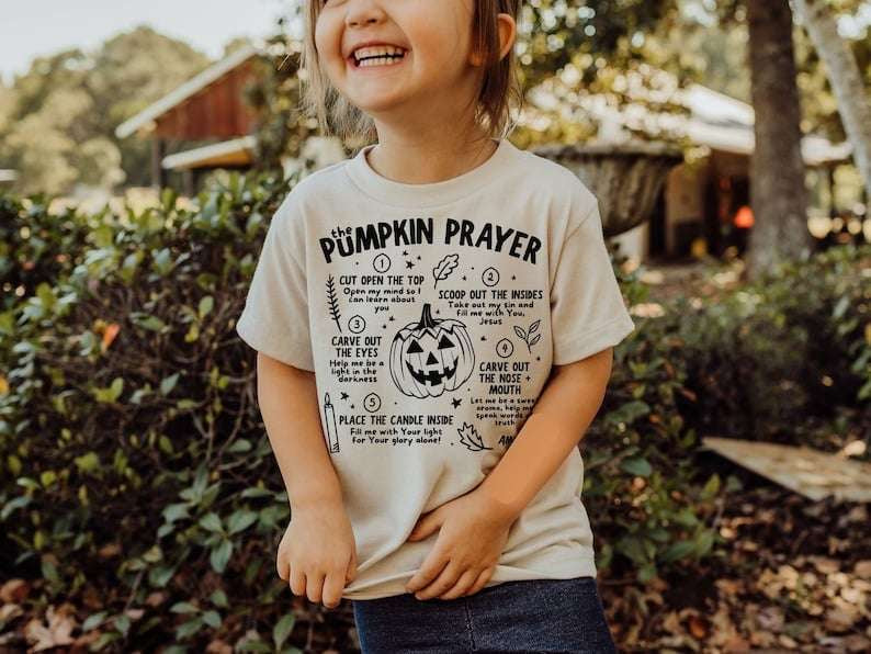 Pumpkin prayer BLACK (KARTA) 62879 DTF transfer