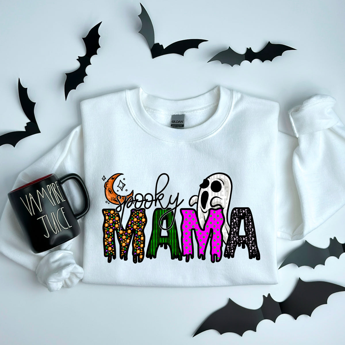 Spooky mama ghost 103356 DTF transfer