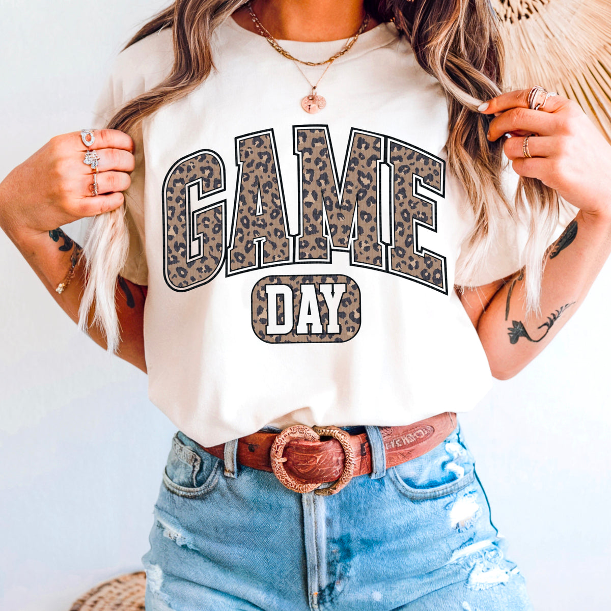 Game Day Leopard 113415 DTF transfer