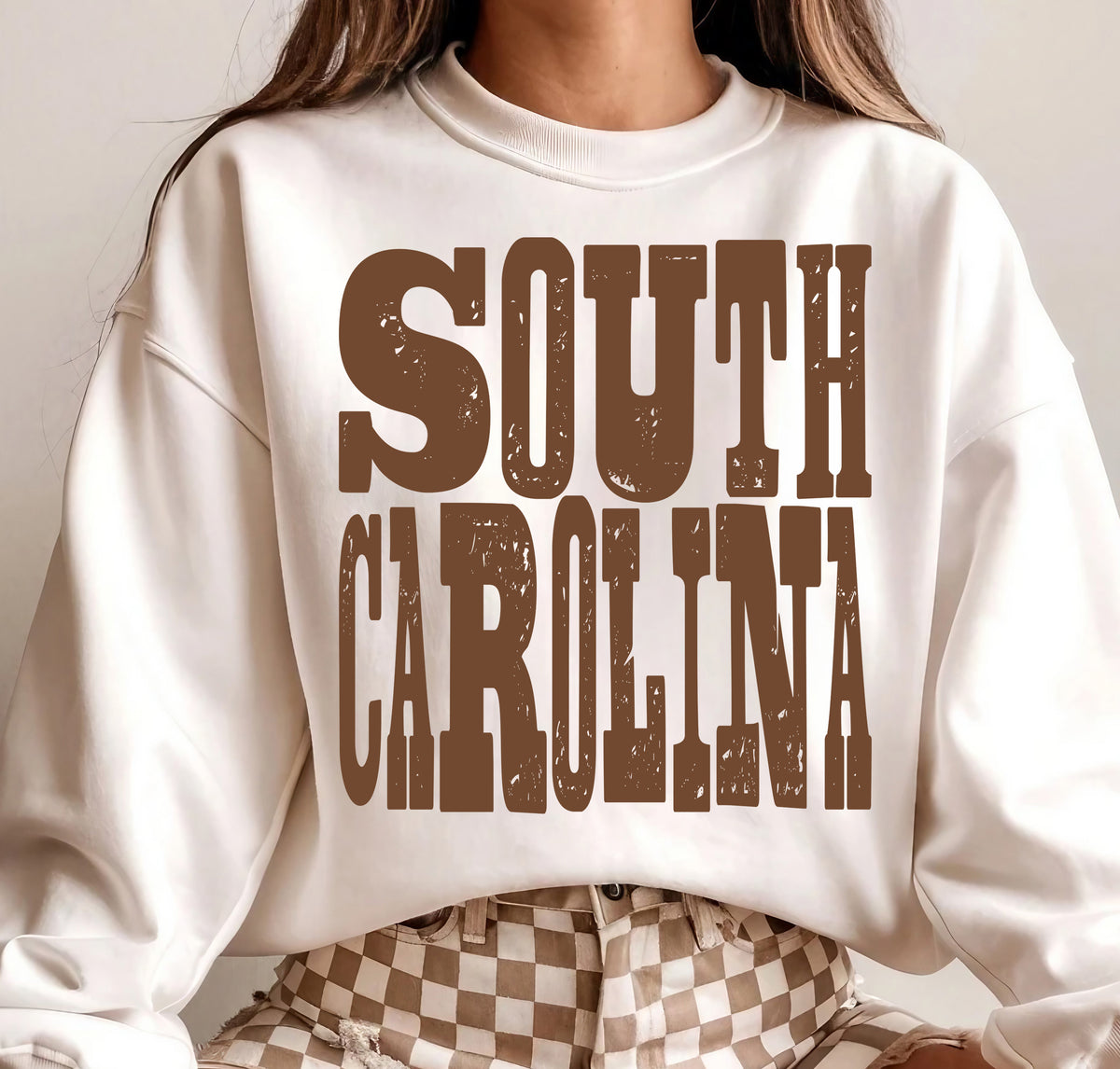 South Carolina Brown Grunge (S&G) DTF Transfer