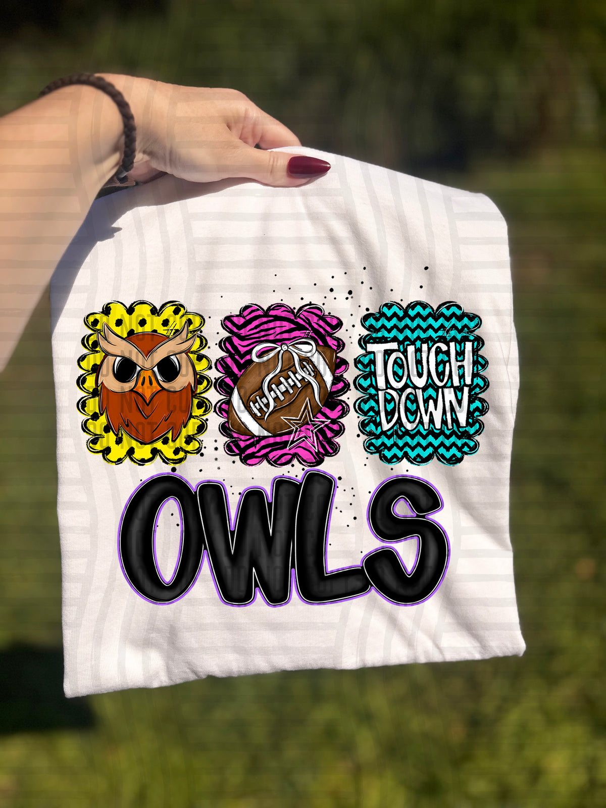 Owls Preppy Bright Trio (Caplinger) 113094 DTF transfer
