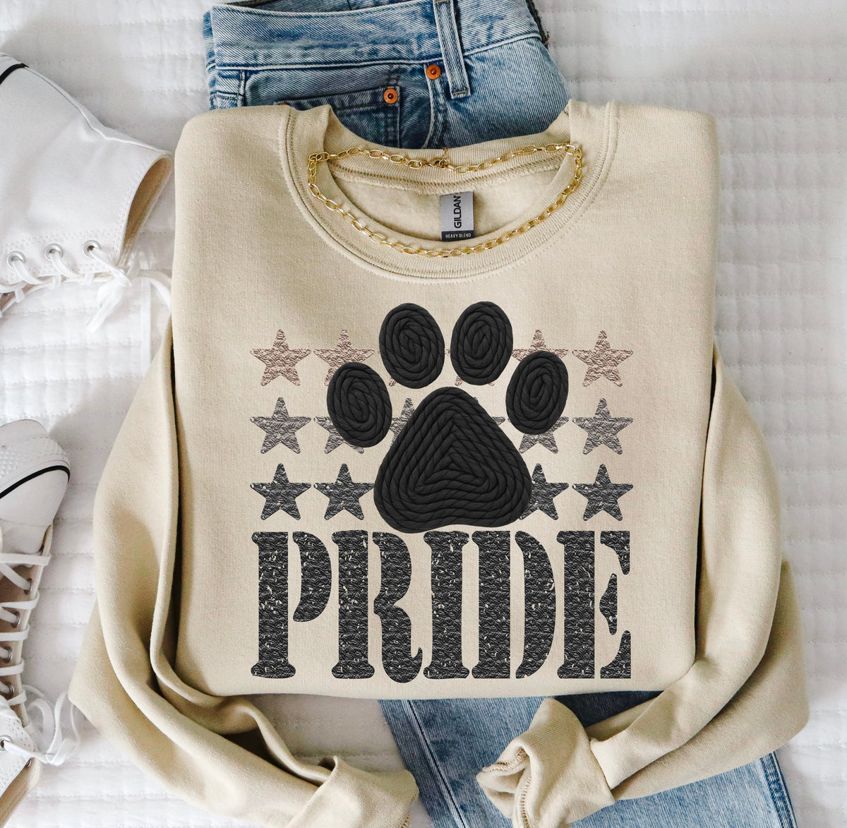 Paw Pride Yarn Mascot (S&G) DTF transfer