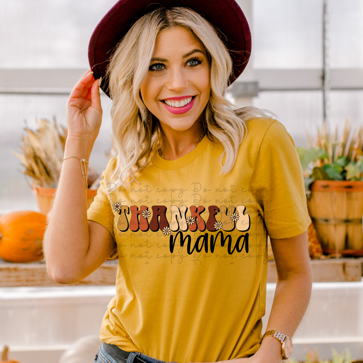 Thankful mama retro 4103 DTF TRANSFER