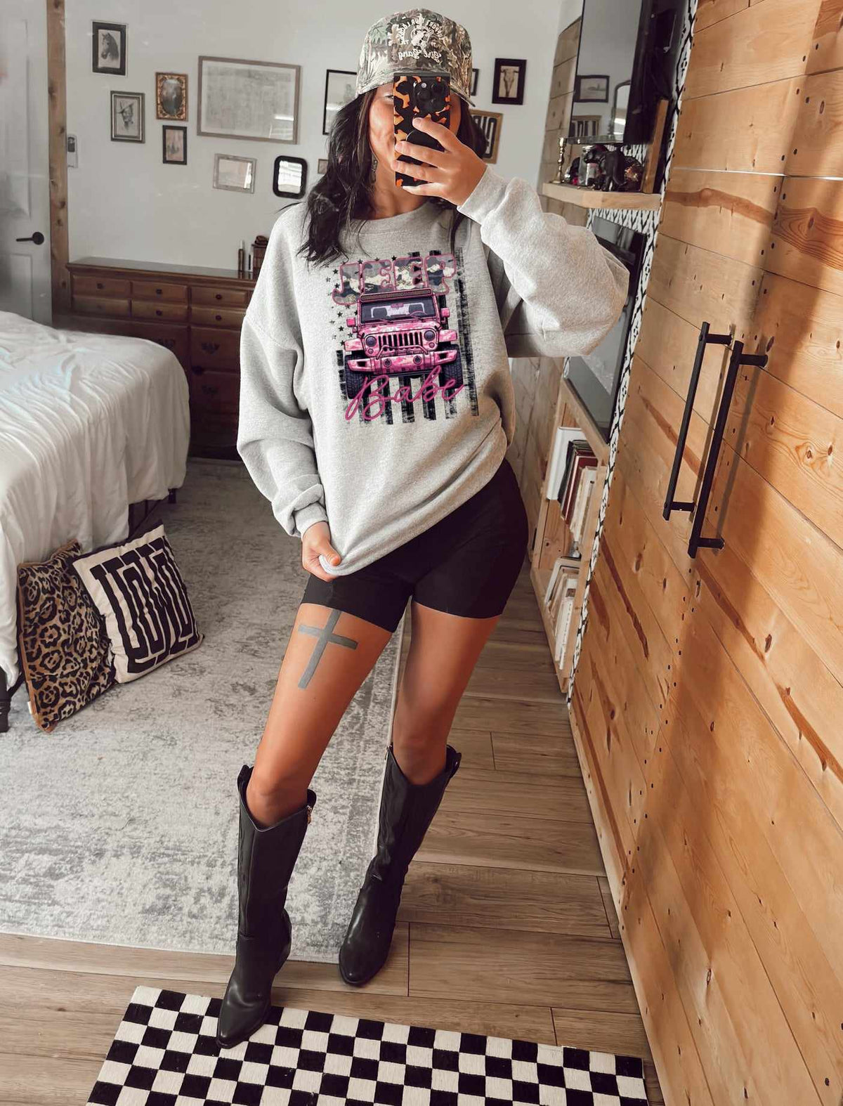 Jeep babe 67232 DTF transfer