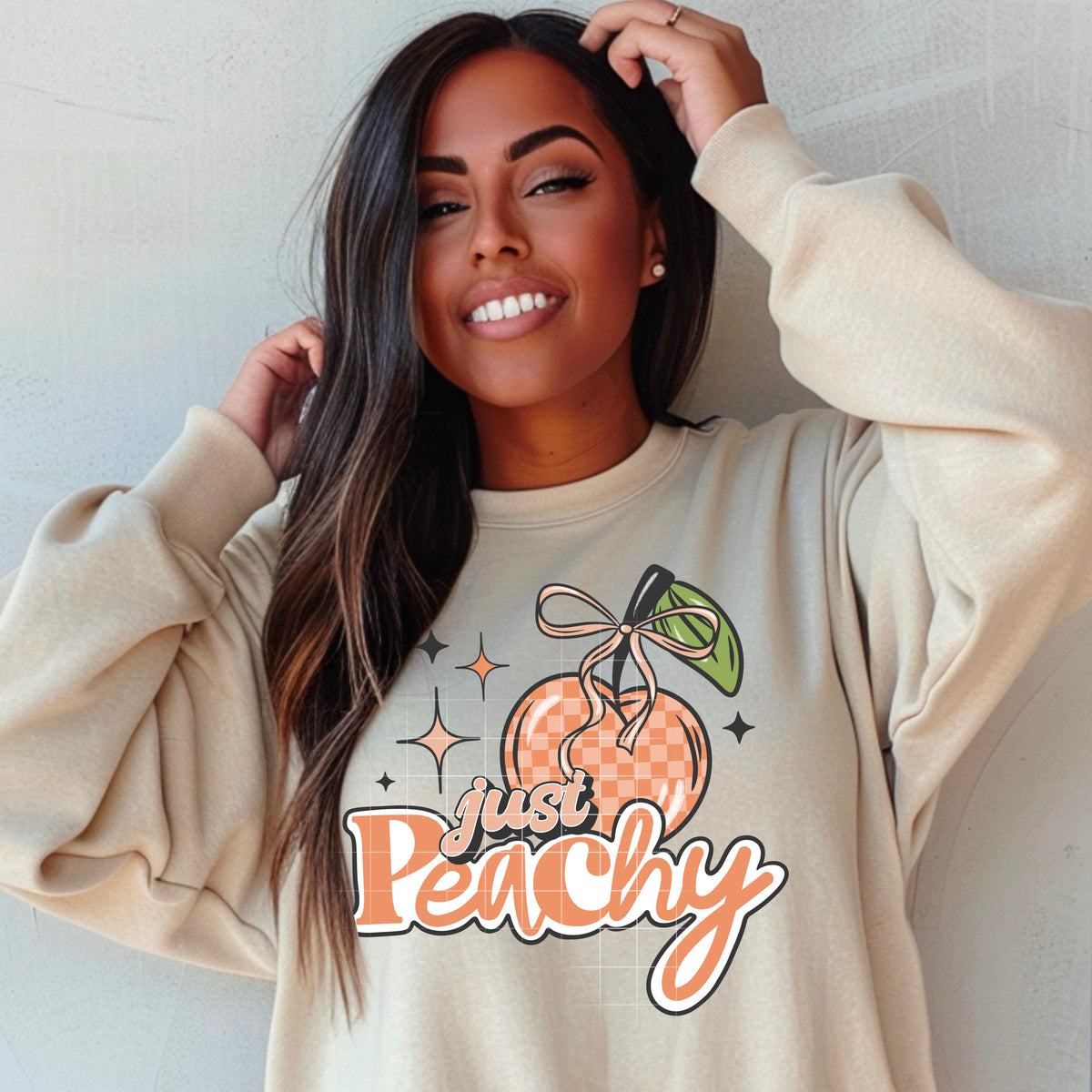 Just Peachy (CSC) DTF transfer