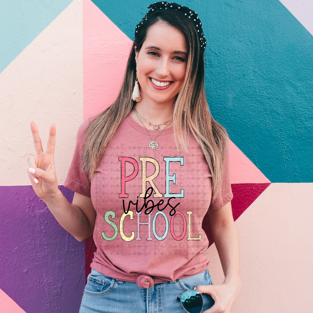 Preschool vibes 4122 DTF TRANSFER