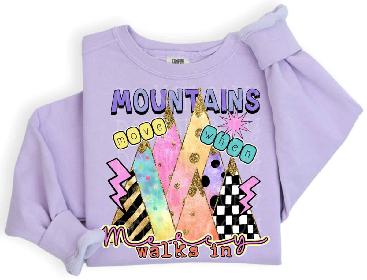 Mountains Move EXCLUSIVE DTF Transfer