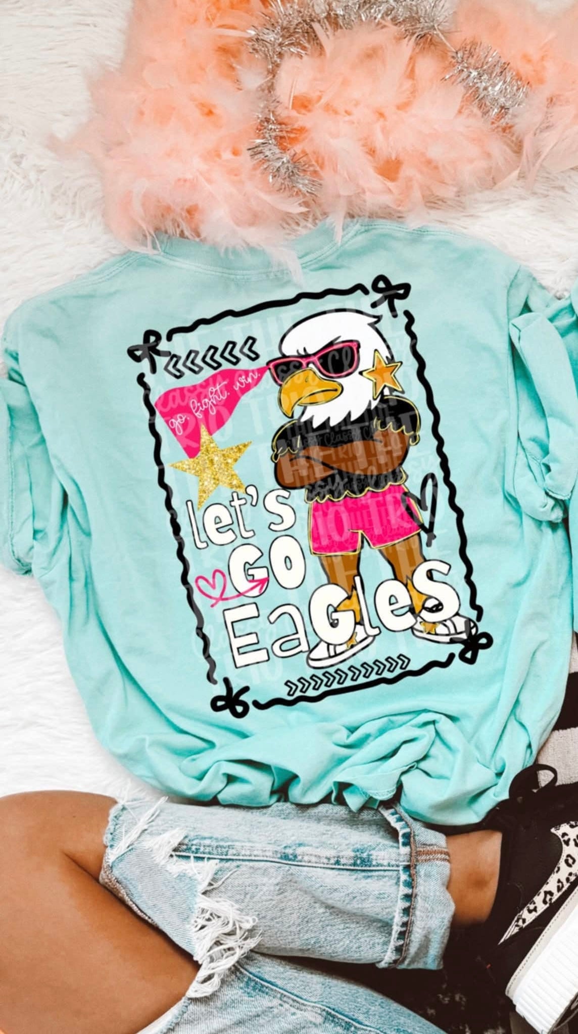 Let’s go mascots frame