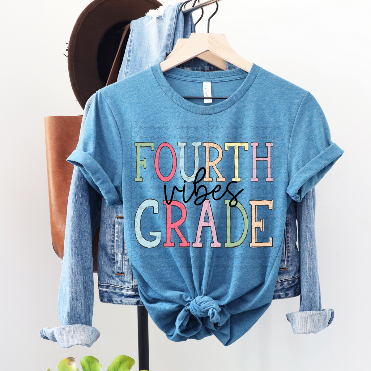Fourth grade vibes 4132 DTF TRANSFER