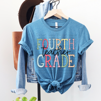 Fourth grade teacher 4133 DTF TRANSFER