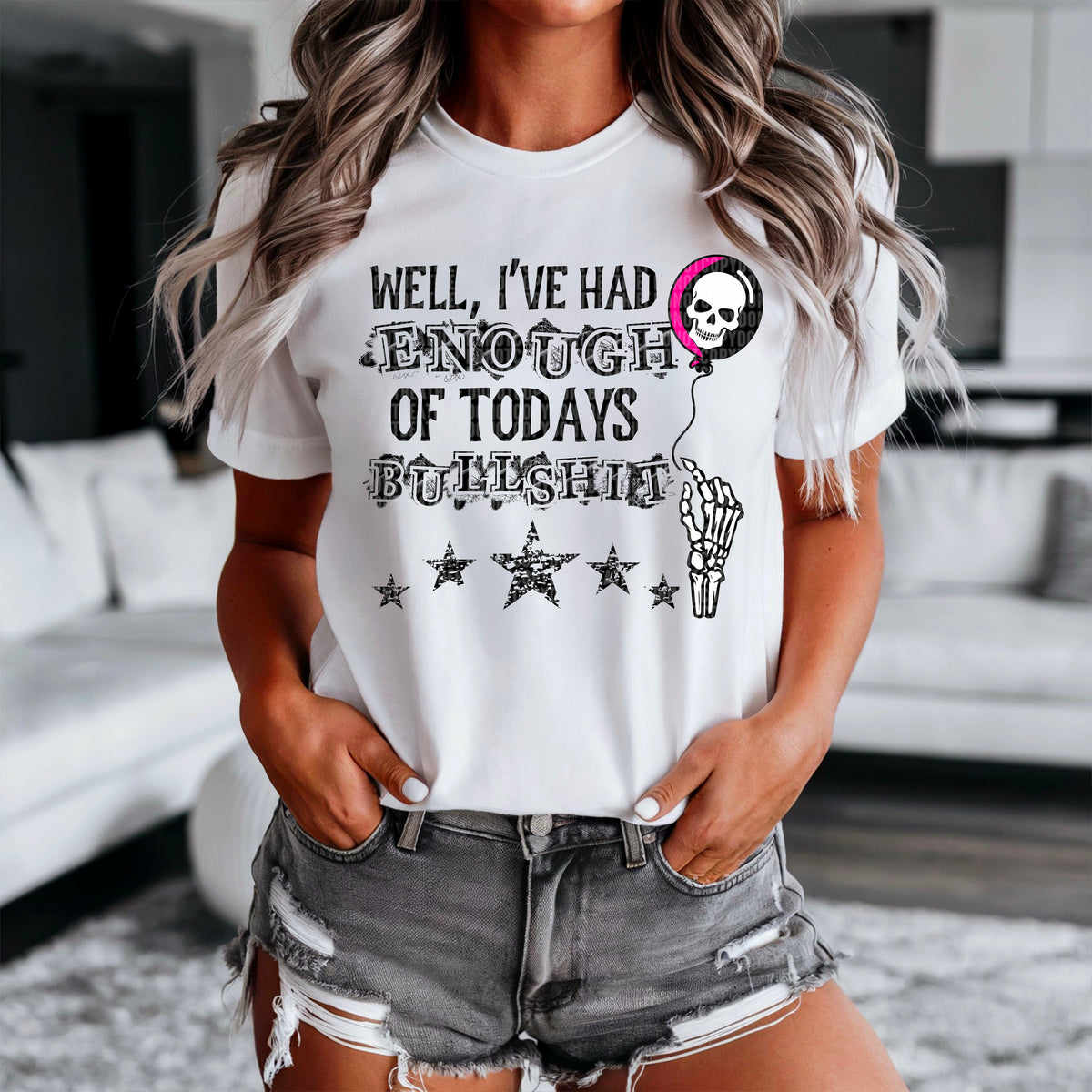 Well I’ve had enough of todays bullshit BLACK 90366 DTF transfer