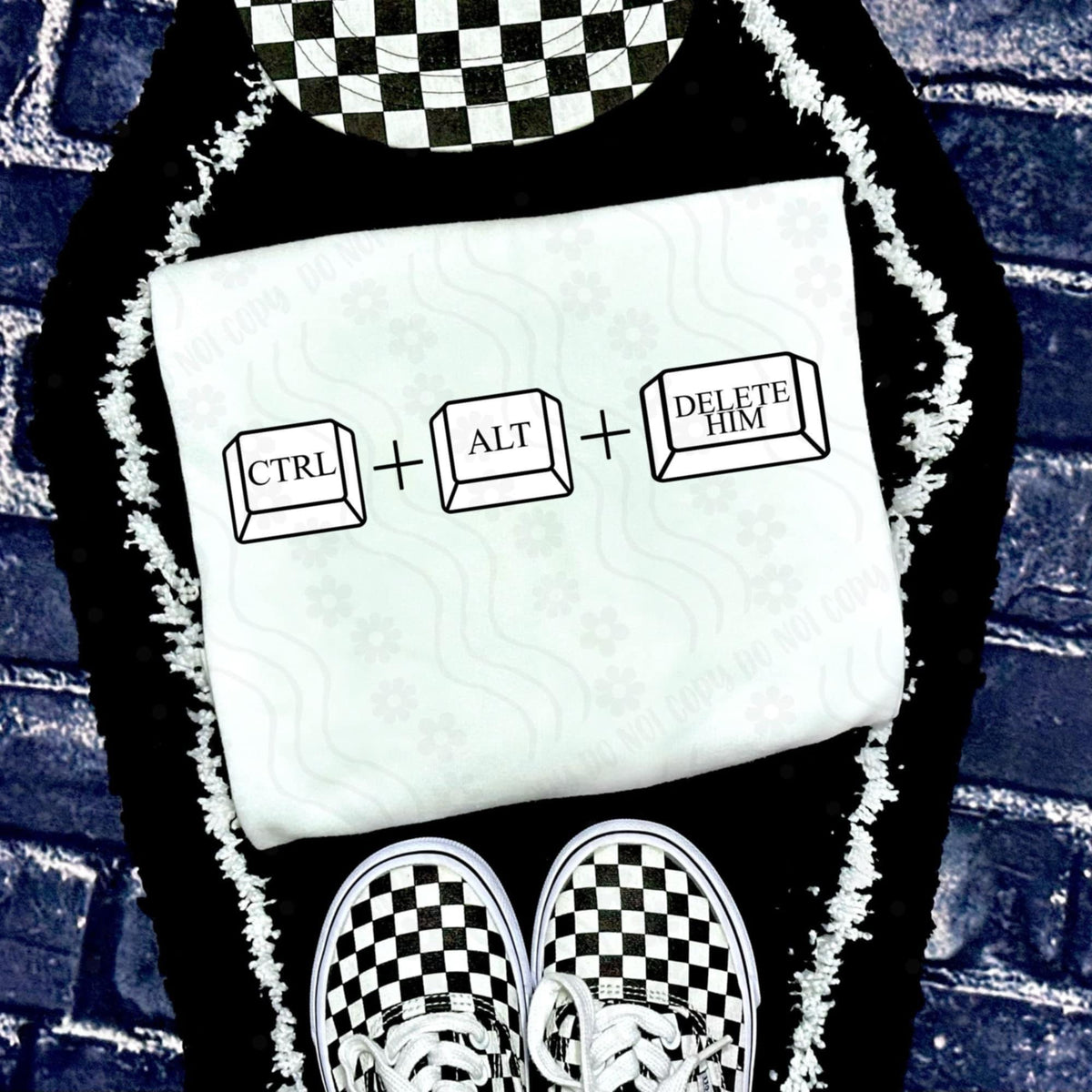 CTRL + ALT+ DELETE HIM (Dyed) 106411 DTF transfer