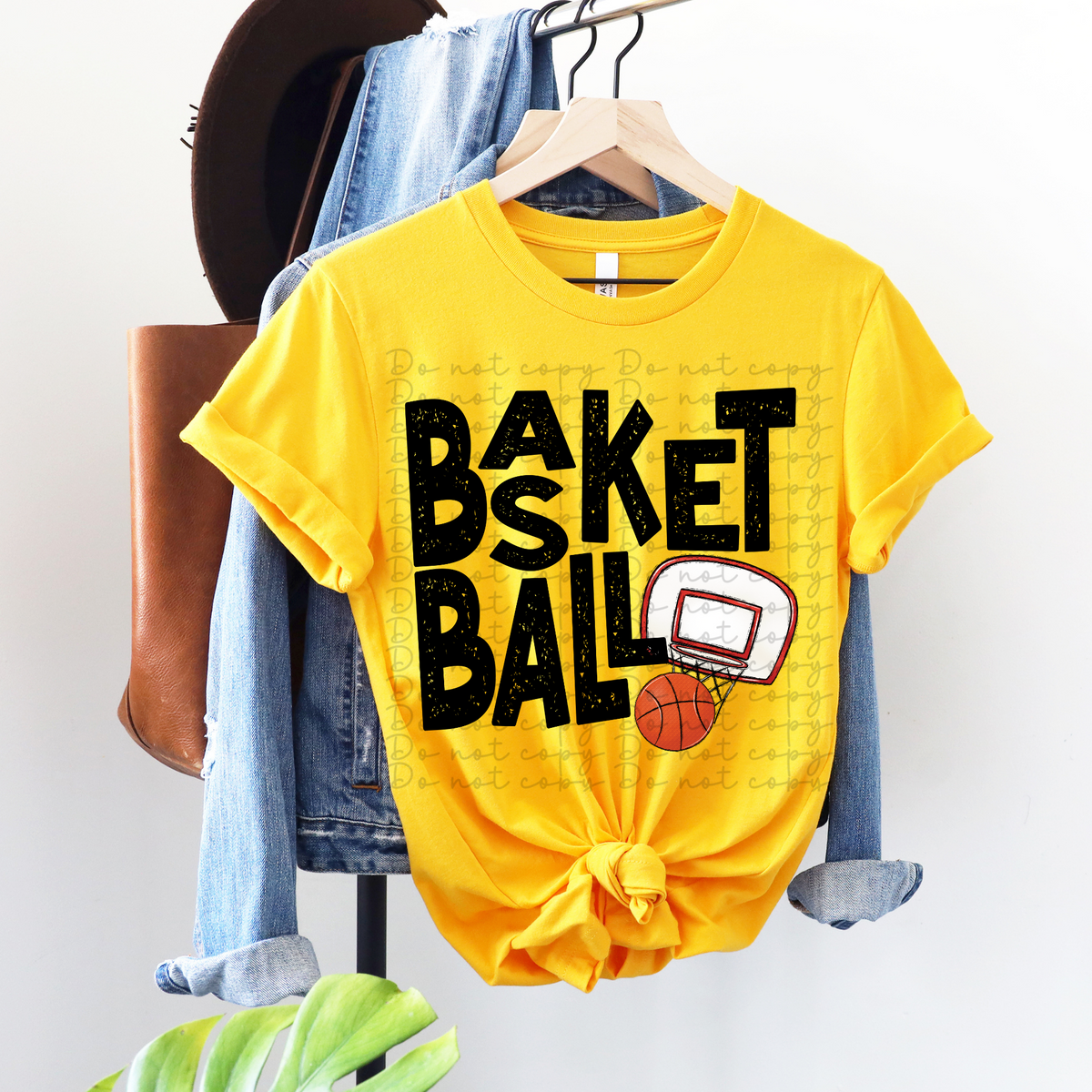 Basketball with rim 4165 DTF TRANSFER