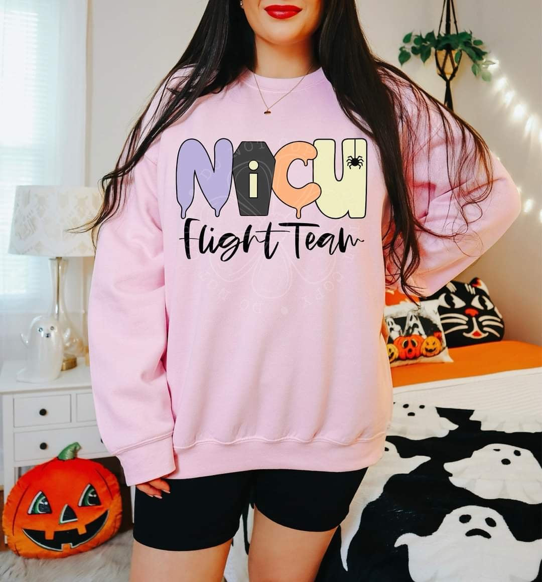 NICU fight team Halloween (LYTTLE) 55246 DTF transfer