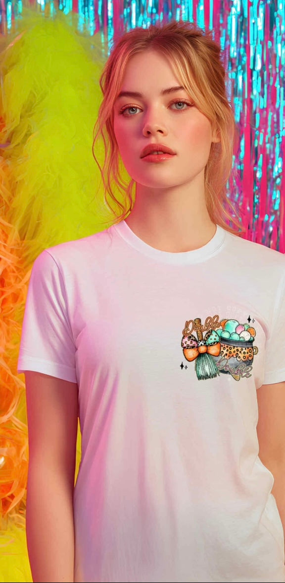 Double toil in trouble pocket 107292 DTF transfer