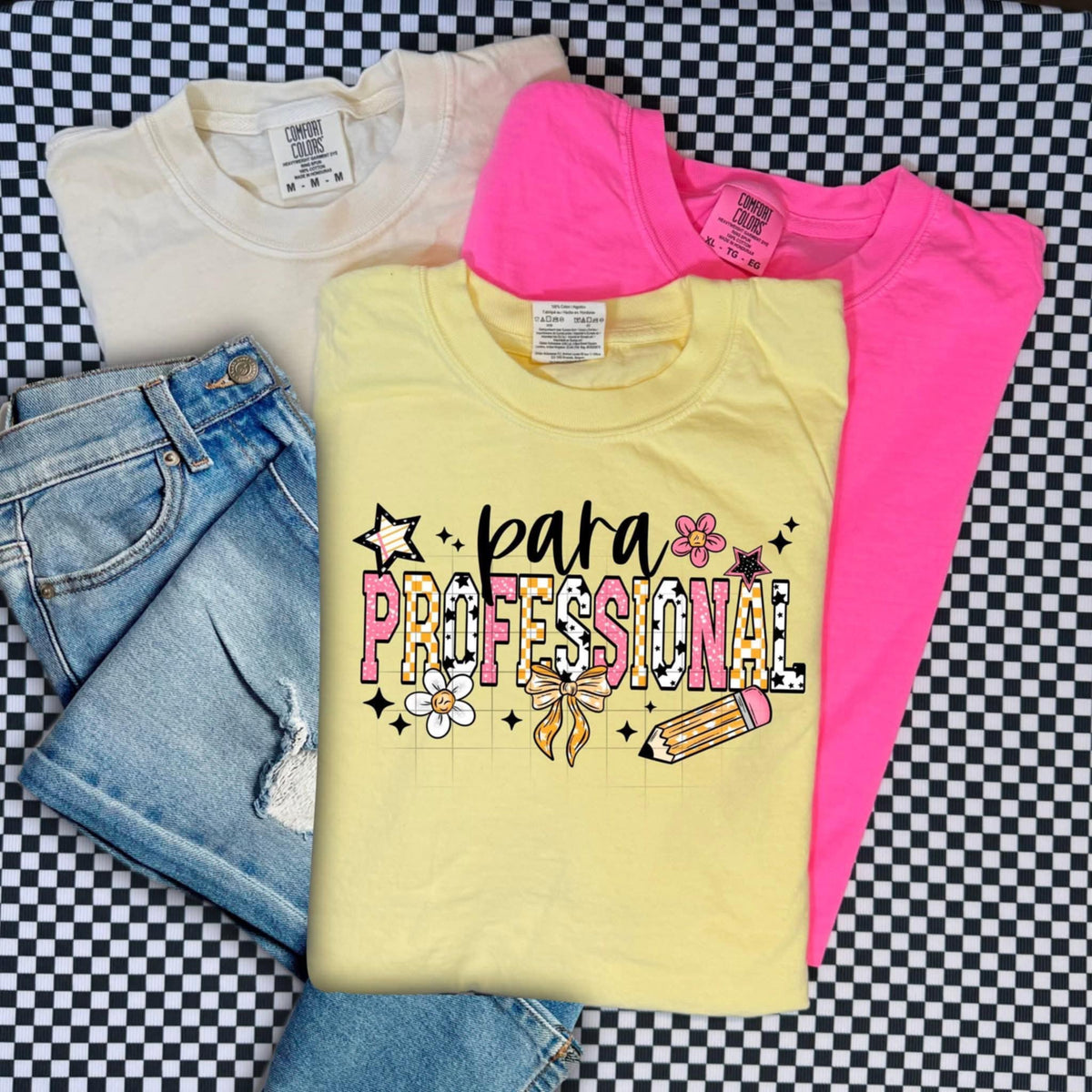 Paraprofessional school font (CSC) 107183 DTF transfer