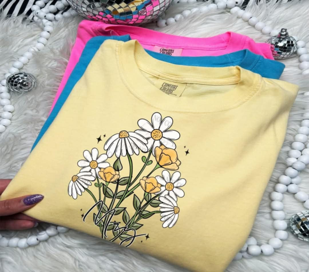 May flowers (Linda) 99703 DTF transfer